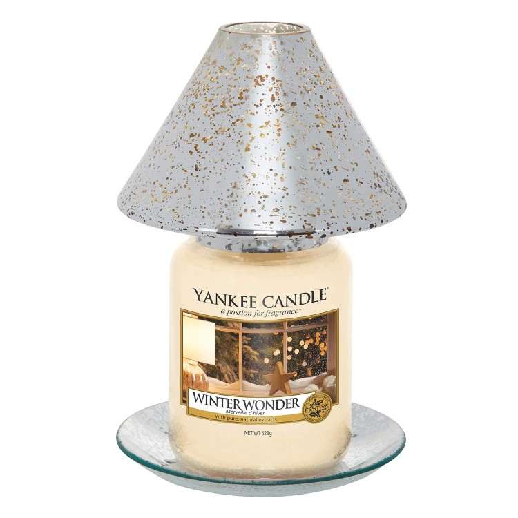 Shimmer Glow Large Shade Tray Yankee Candle