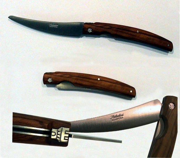 Coltello da bistecca forgiato 11,5 cm olivo