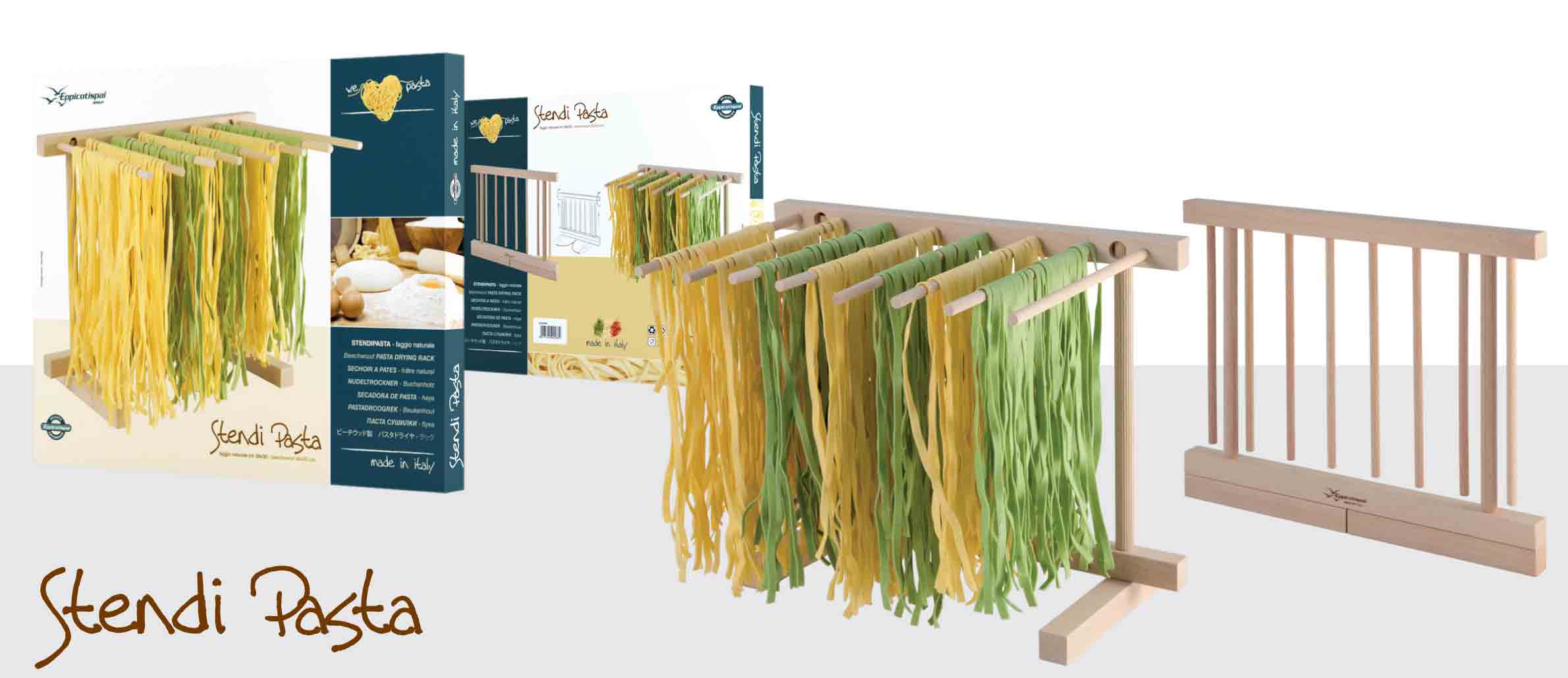 Stendi pasta in legno di faggio XL Pasta Fresca