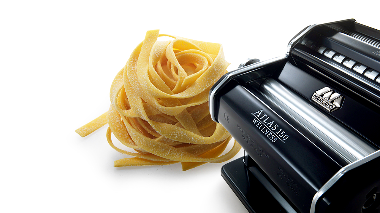 Macchina Per Pasta Atlas 150 Nera Pasta Fresca