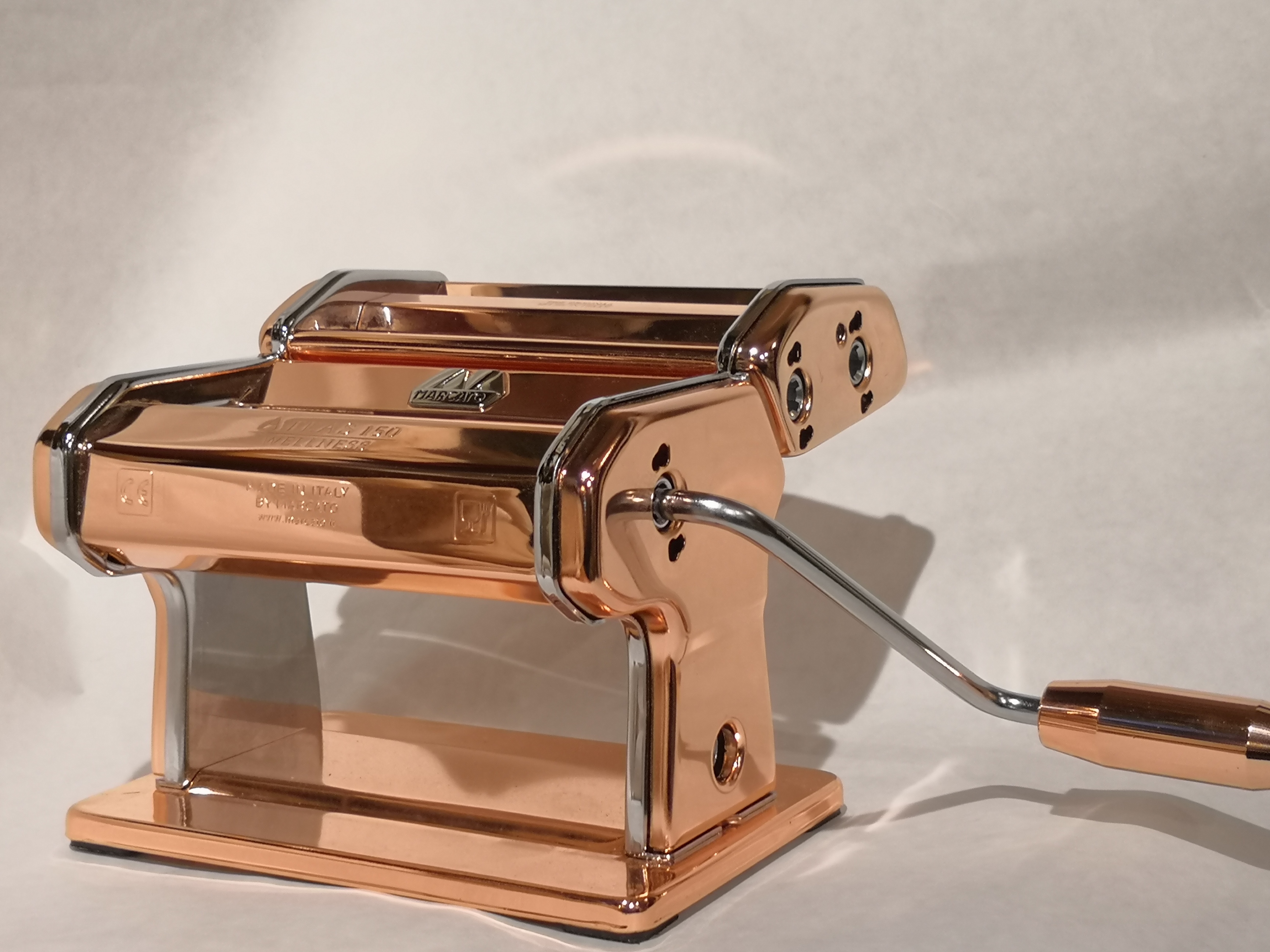 Marcato Atlas 150 Copper Wrapped Steel Pasta Machine Maker - THE BEACH PLUM  COMPANY