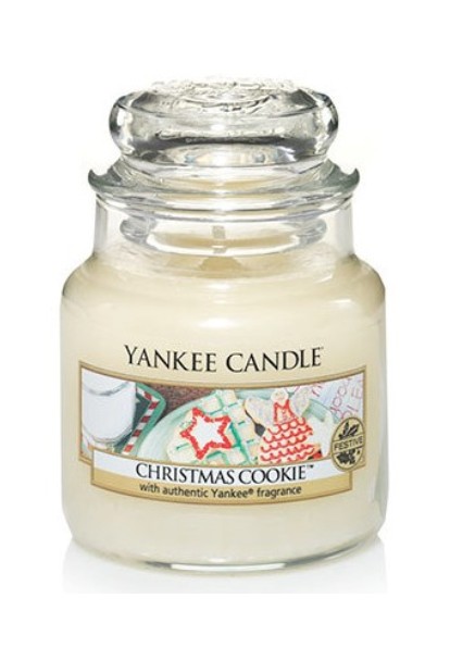 Christmas Cookie - Giara piccola - Yankee Candle CANDELE PROFUMATE