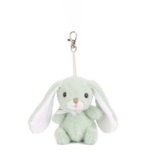 Portachiave Bouncy Bunny Verde Bukowski Jumbo Bag Charm peluche coniglio morbido