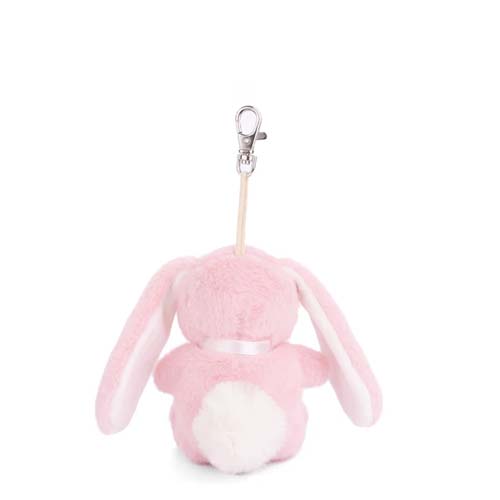 Portachiave Bouncy Bunny Rosa Bukowski – Jumbo Bag Charm Morbido e Idea Regalo - immagine 3
