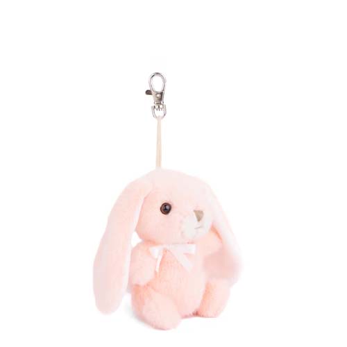 Portachiave Bouncy Bunny Peach Bukowski – Jumbo Bag Charm Morbido e Idea Regalo - immagine 2