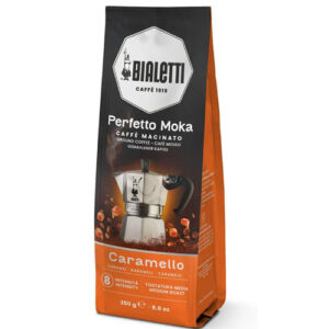 Bialetti Perfetto Moka Caramello 250g caffè macinato per moka con note di caramello
