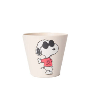 Tazzina da Caffè Snoopy Stay Cool 90ml Quy Cup espresso mug in R-PET riciclato Peanuts BPA Free