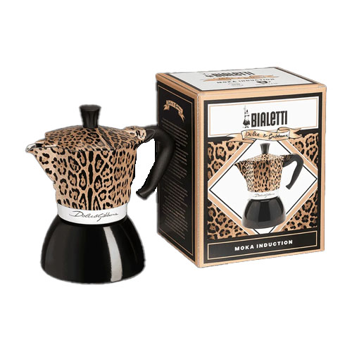 Moka Induction 6 Tazze Leopardo Dolce&Gabbana - Bialetti - immagine 2